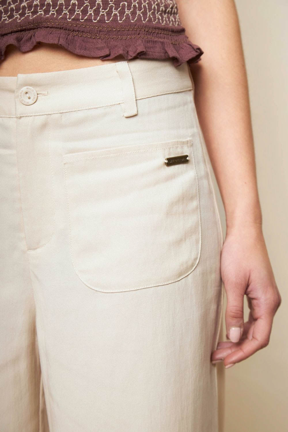 Pantalón Raki Beige Mujer