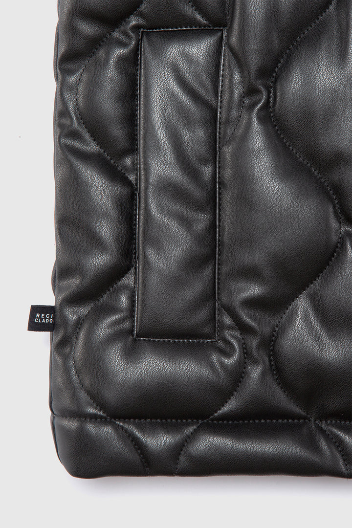 Parka Aines Sin Mangas Reciclada Negro Mujer
