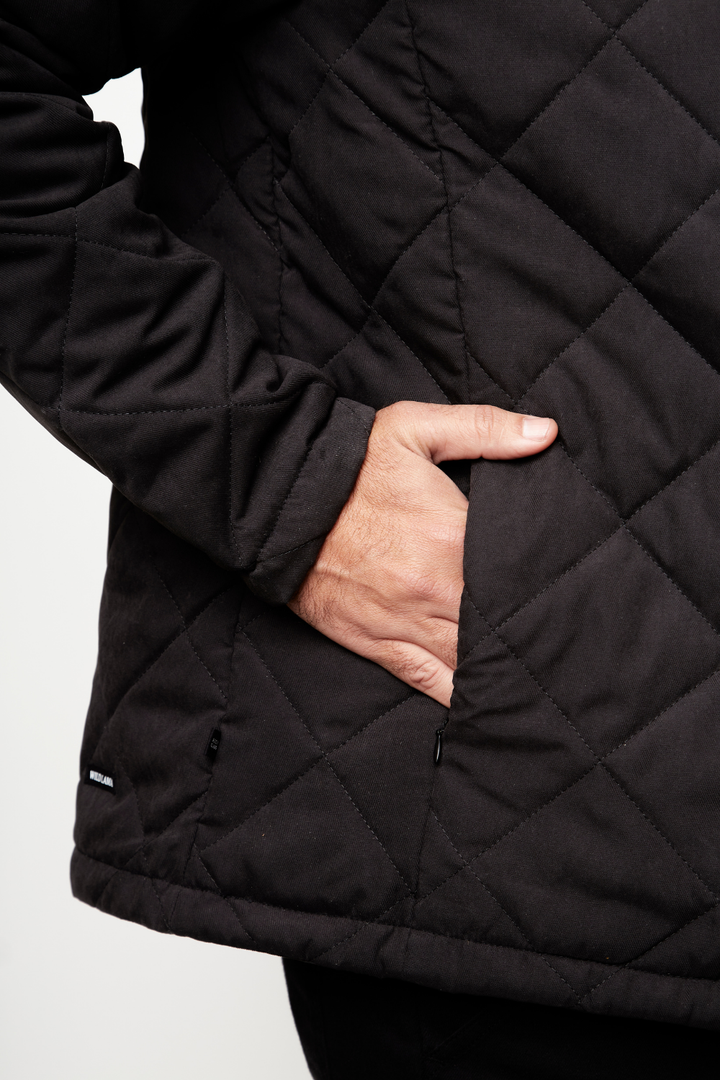 Parka Baker Reciclada Negro Hombre