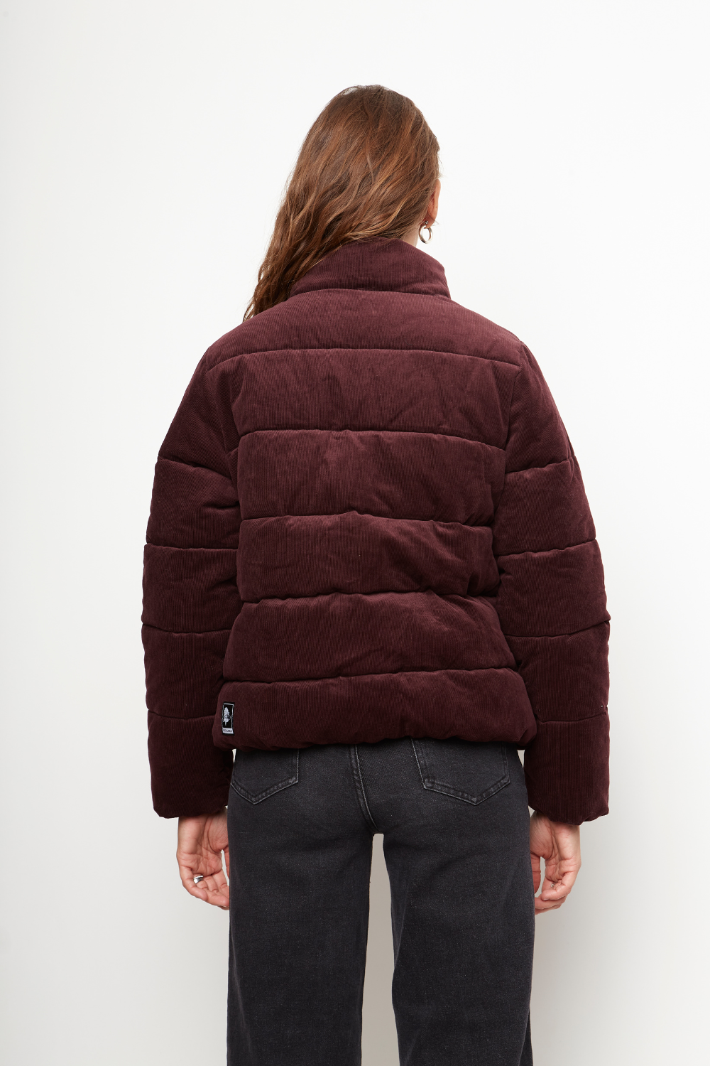 Parka Chic Puffa Orgánica Burdeo Mujer