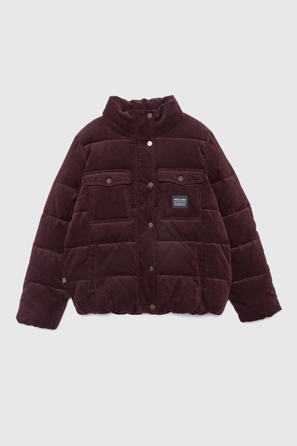 Parka Chic Puffa Orgánica Burdeo Mujer