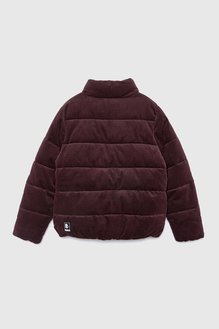 Parka Chic Puffa Orgánica Burdeo Mujer
