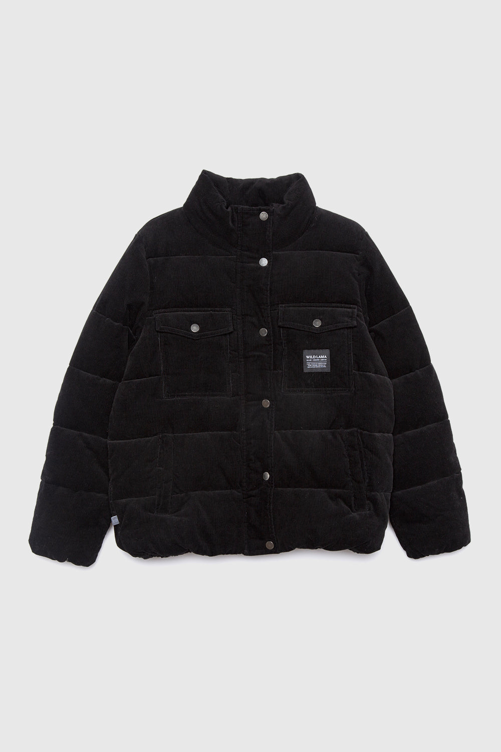 Parka Chic Puffa Orgánica Negra Mujer