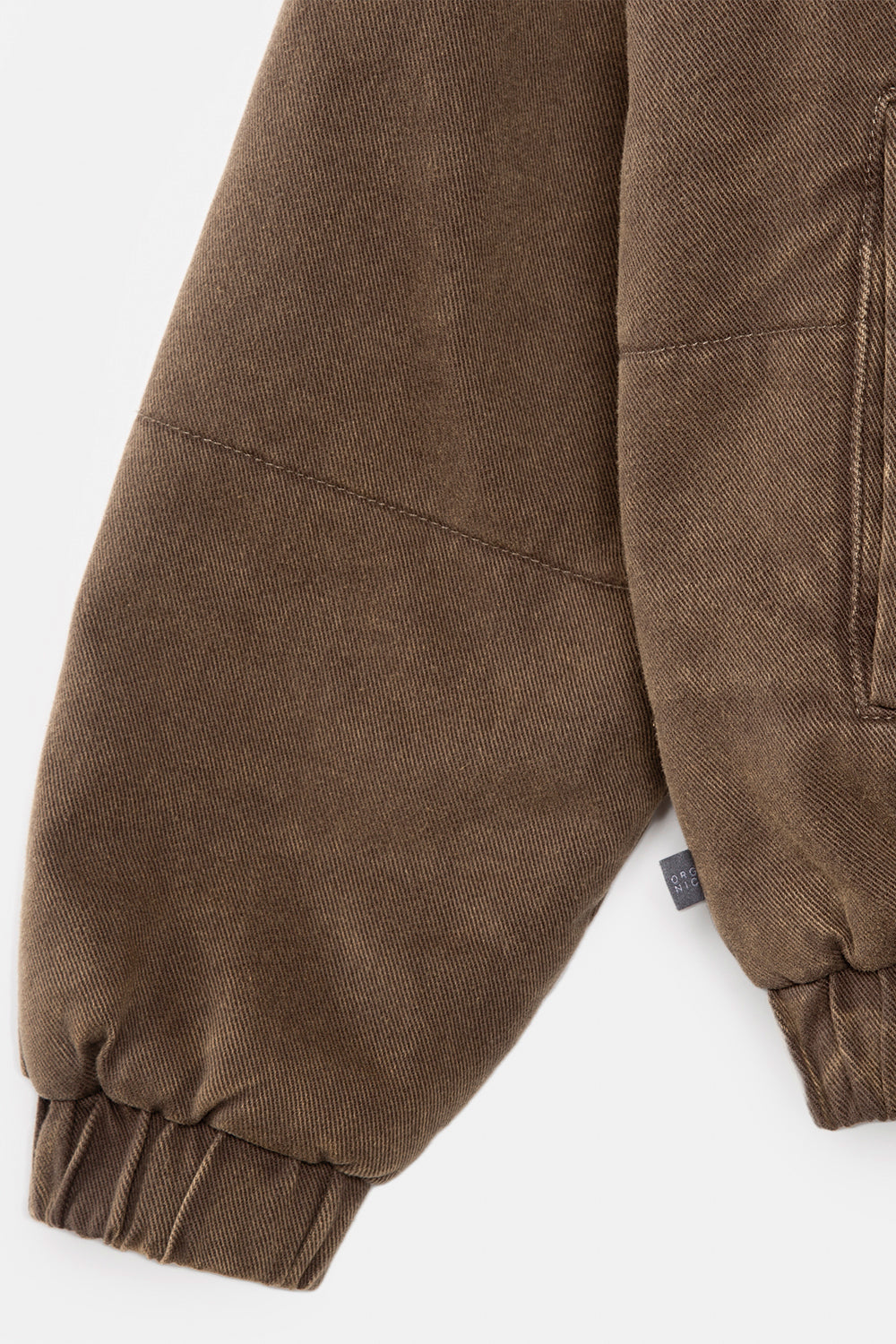 Parka Puffa Silveria Orgánica Café Mujer