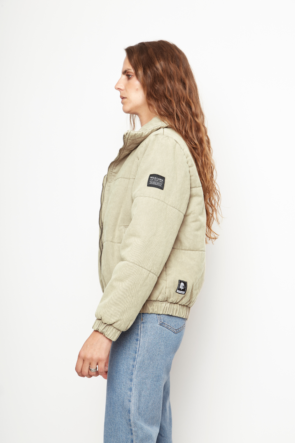 Parka Puffa Silveria Orgánica Verde Mujer