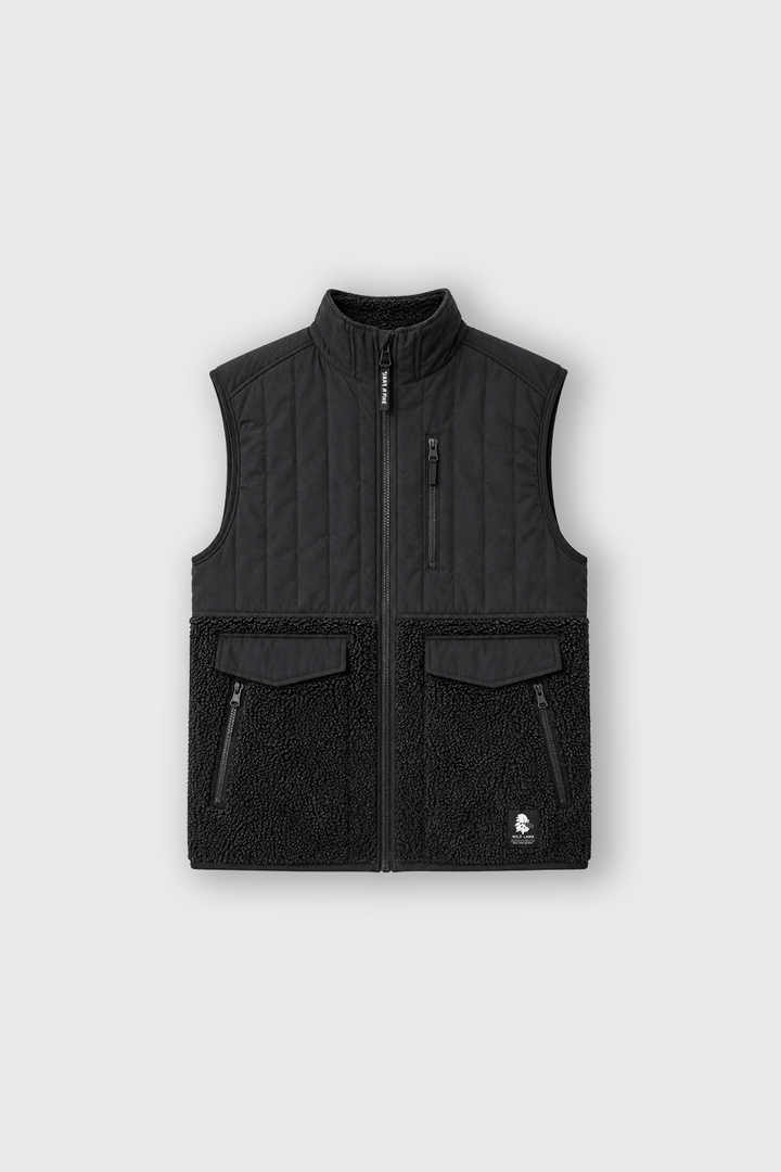 Polar Bayo Sin Mangas Reciclado Negro Hombre