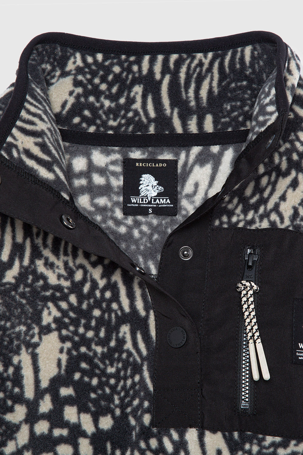 Polar Lava Reciclado Print Negro Mujer