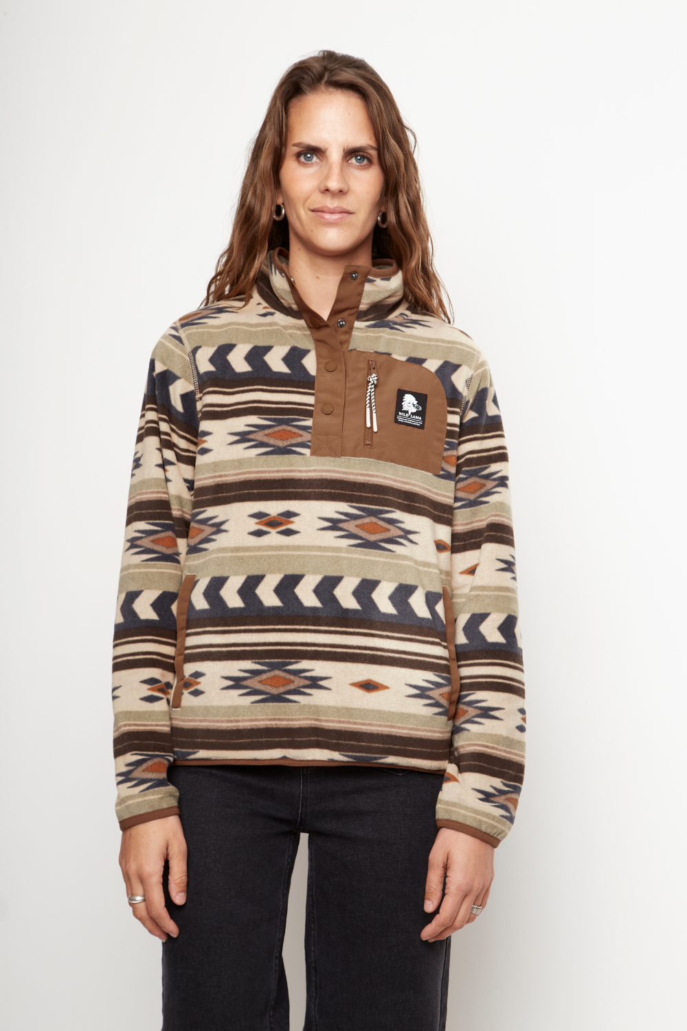 Polar Lava Woman Reciclado Print Tribal Beige Mujer
