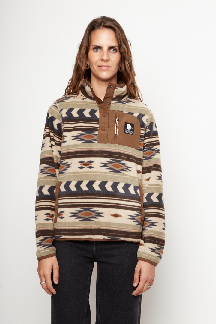 Polar Lava Woman Reciclado Print Tribal Beige Mujer