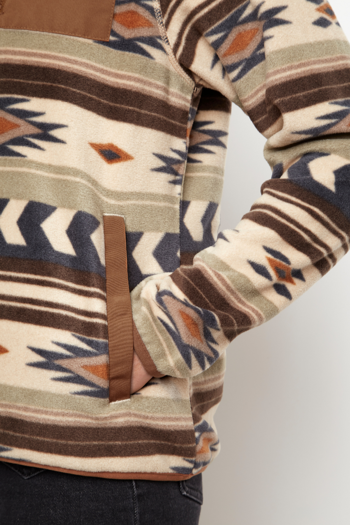 Polar Lava Woman Reciclado Print Tribal Beige Mujer