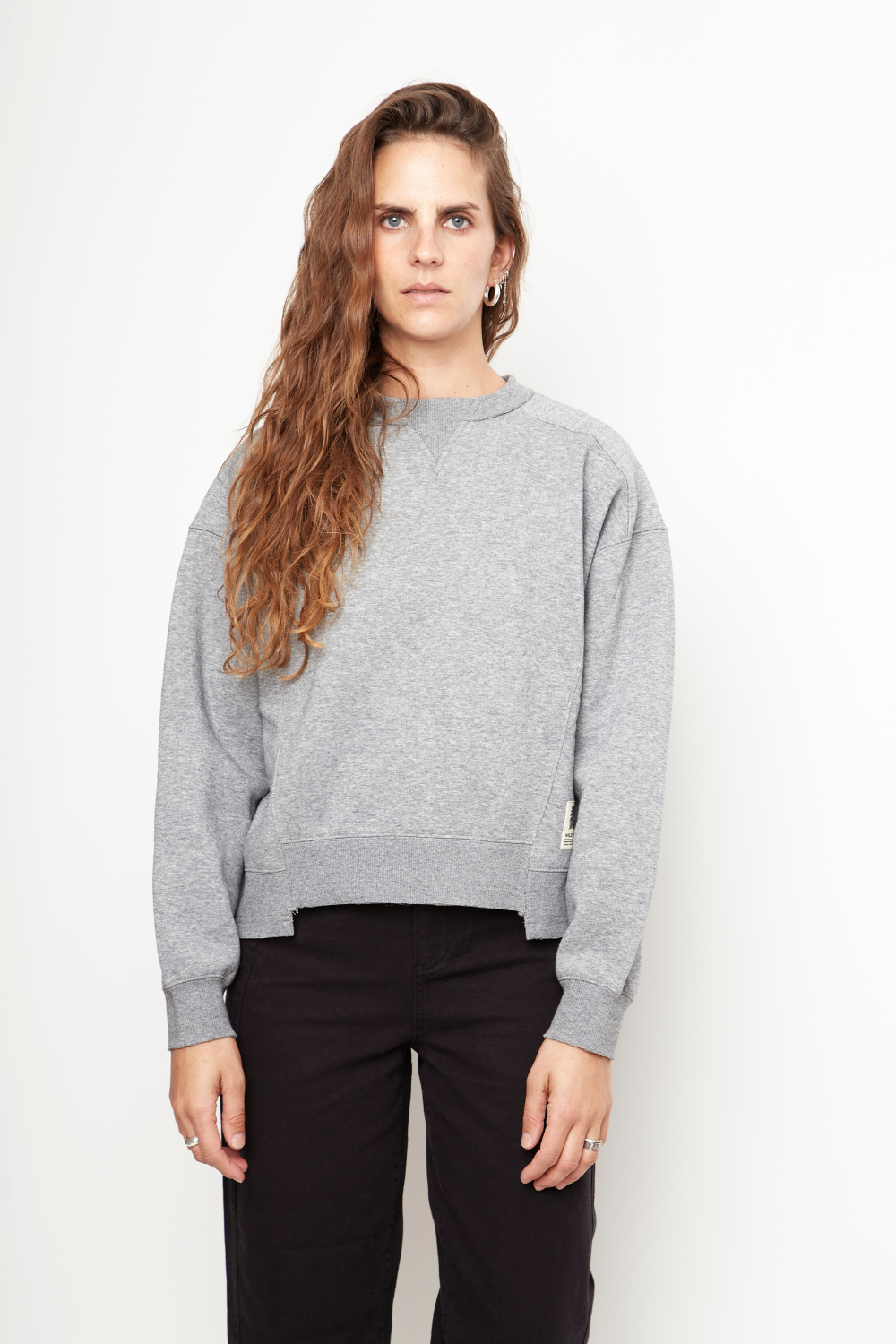 Polerón Torino Orgánico Gris Mujer