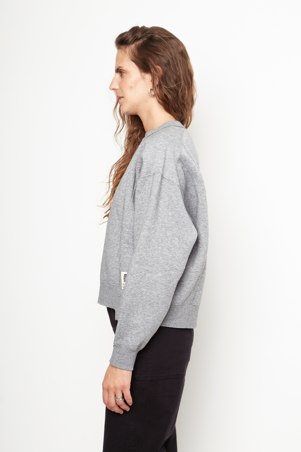 Polerón Torino Orgánico Gris Mujer