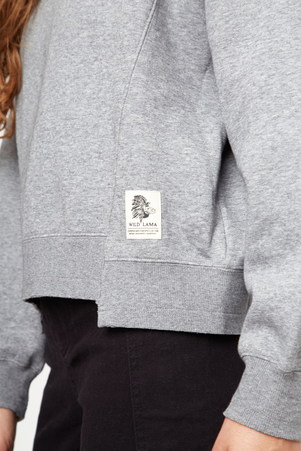 Polerón Torino Orgánico Gris Mujer