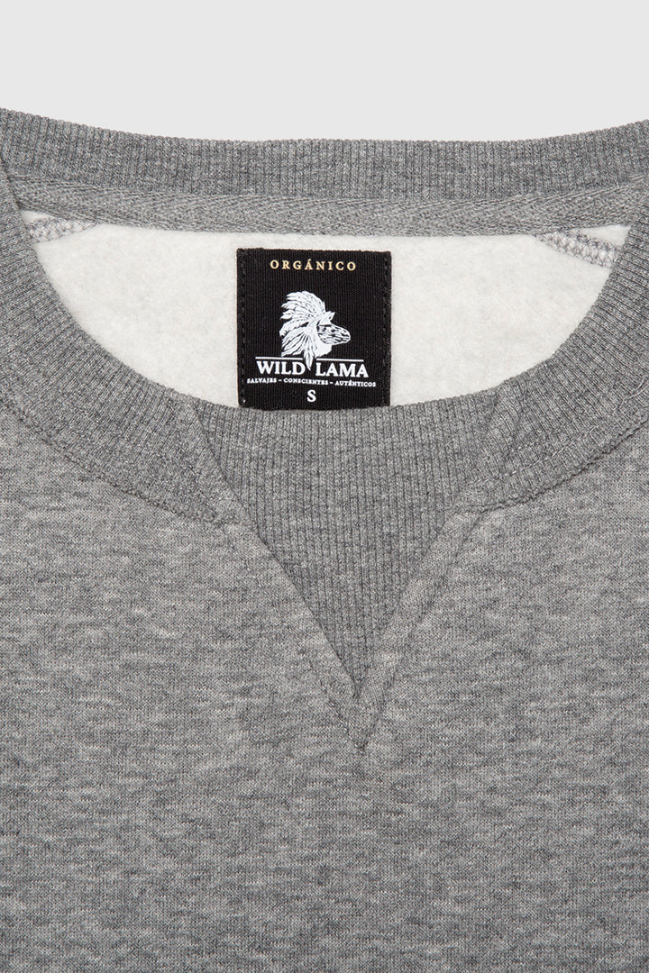 Polerón Torino Orgánico Gris Mujer