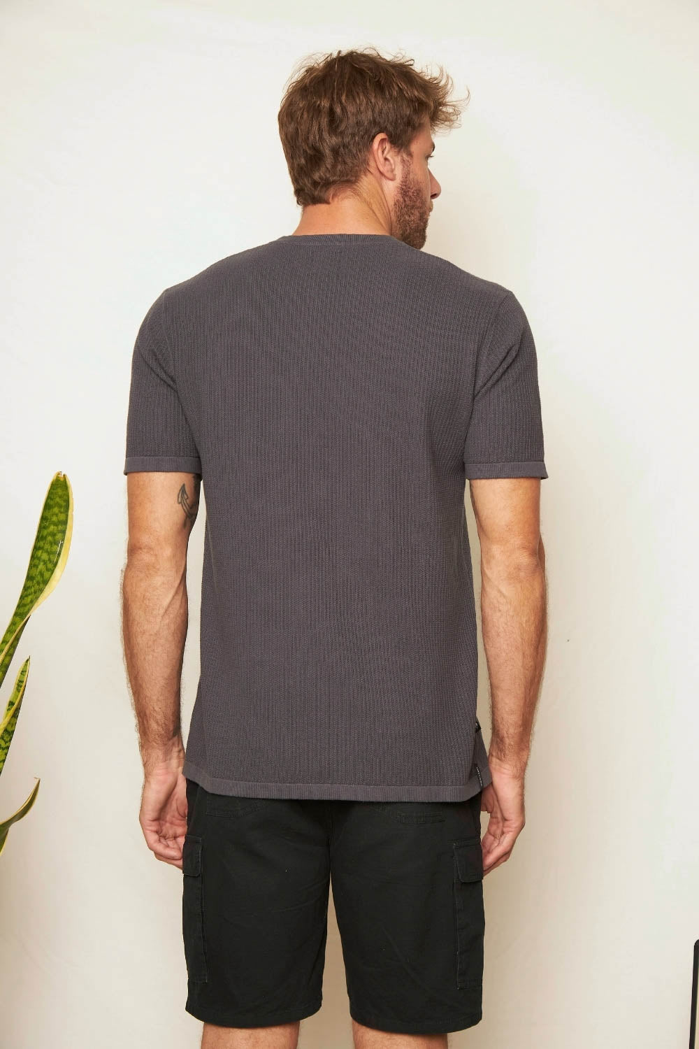Polera Kato Orgánica Gris Hombre