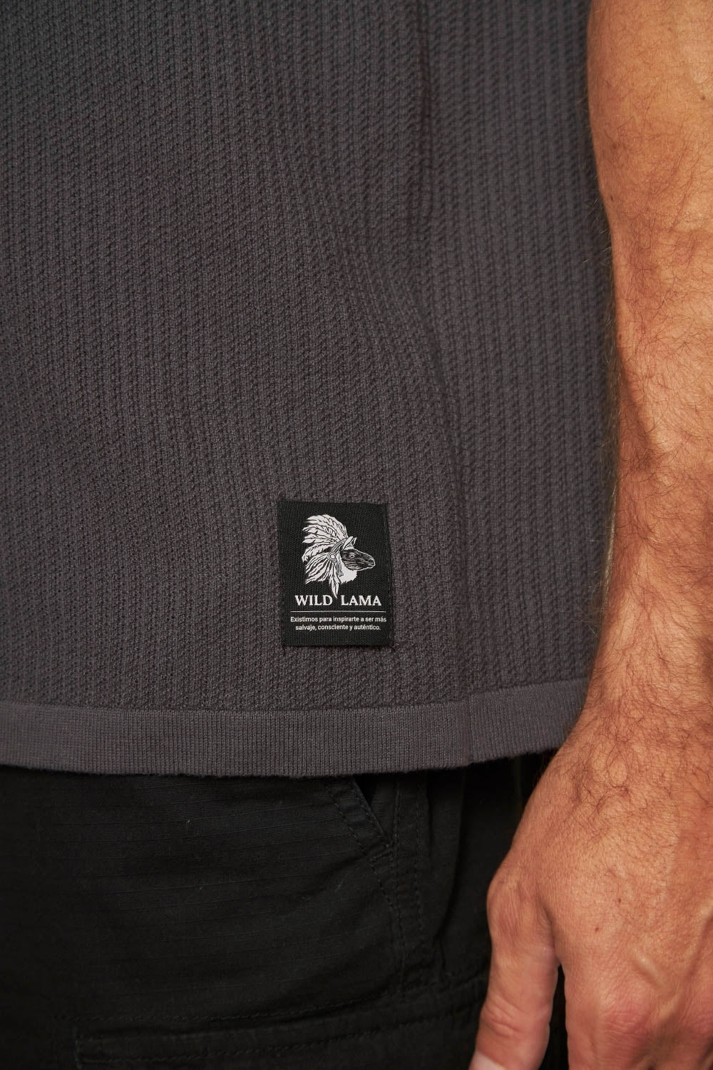 Polera Kato Orgánica Gris Hombre