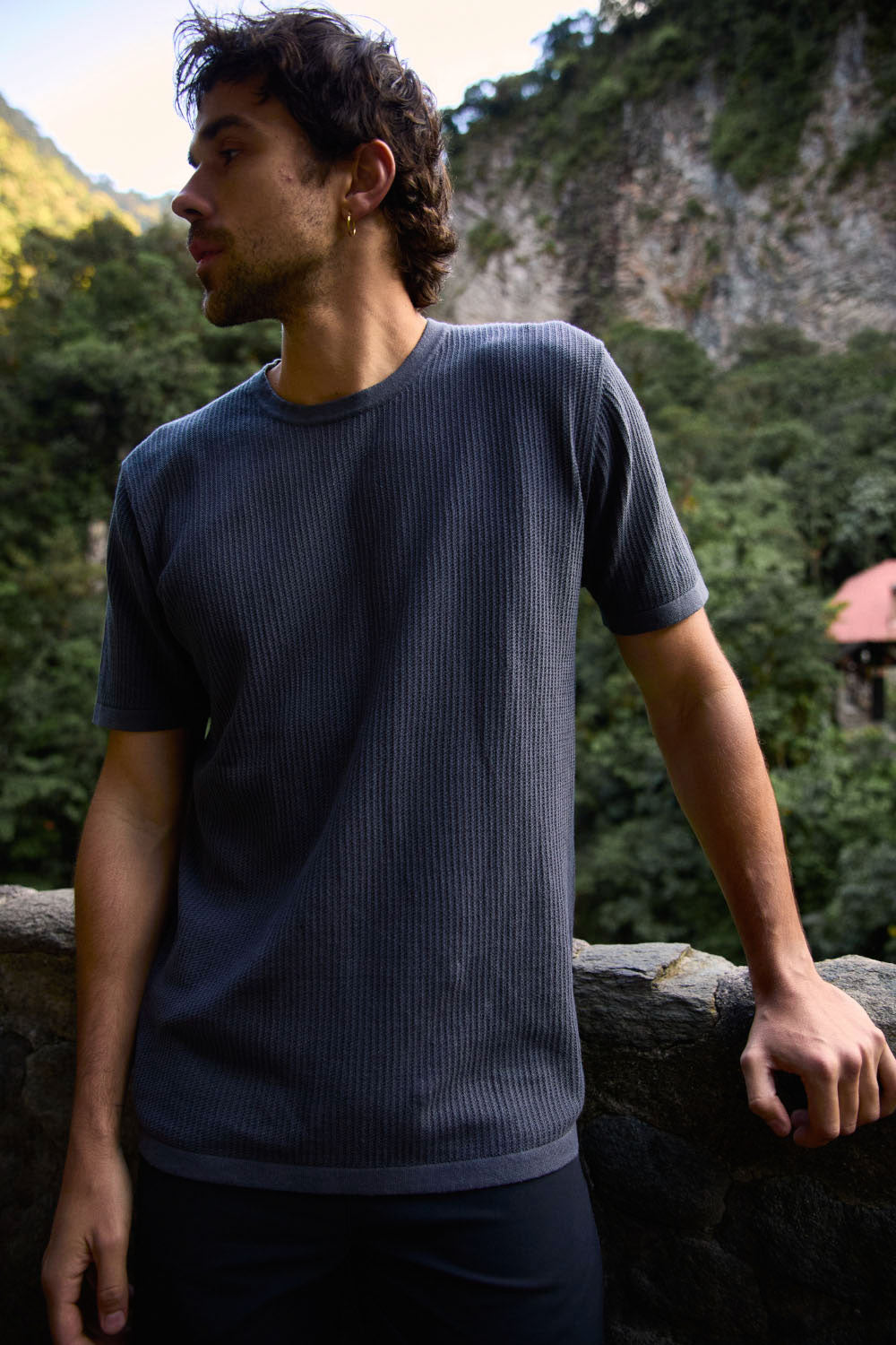 Polera Kato Orgánica Gris Hombre