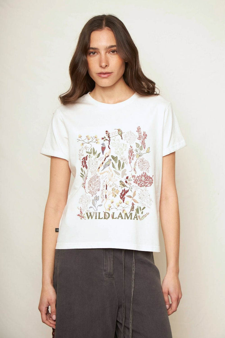 Polera Mira Orgánica Blanca Mujer
