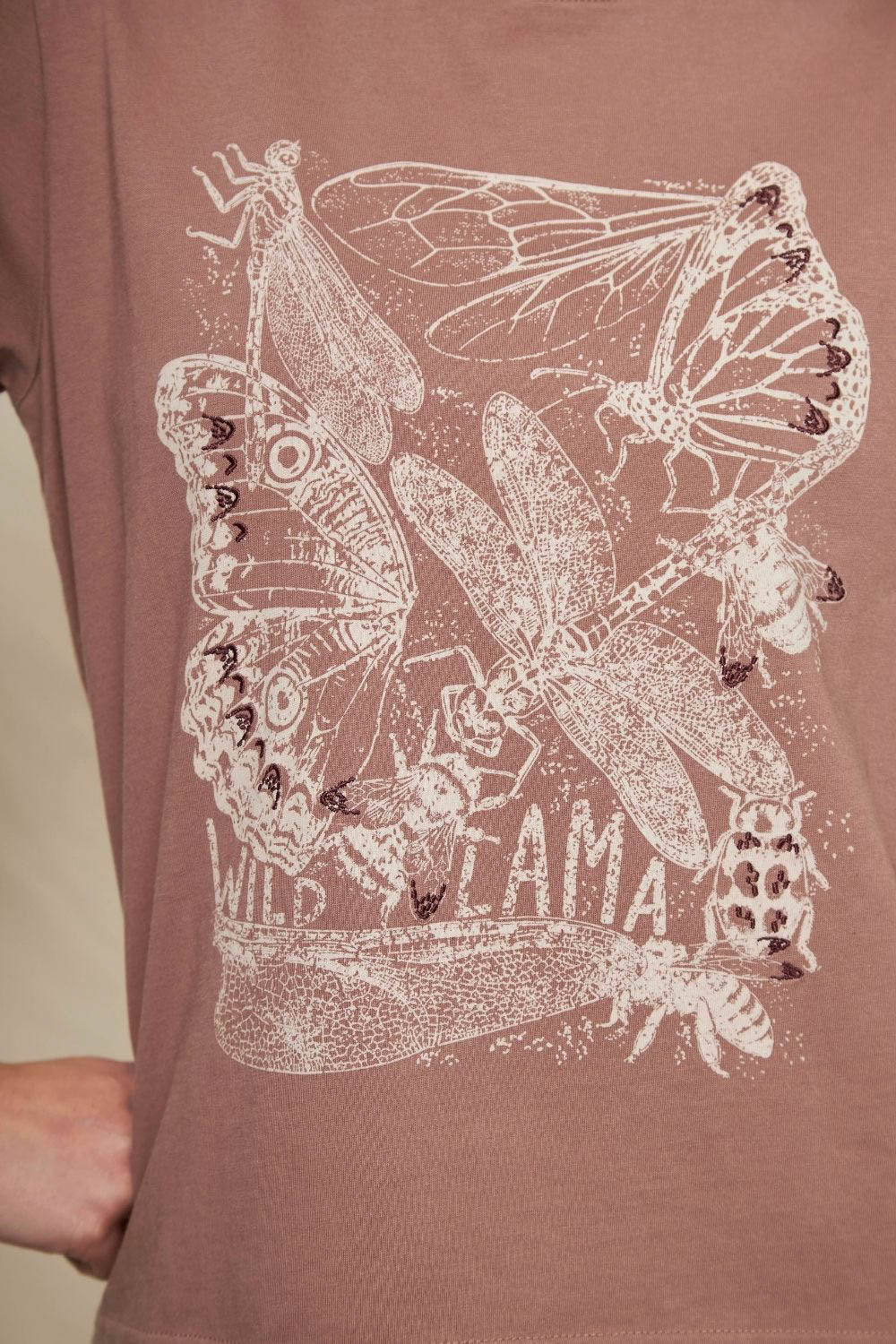 Polera Mira Orgánica Rosada Mujer