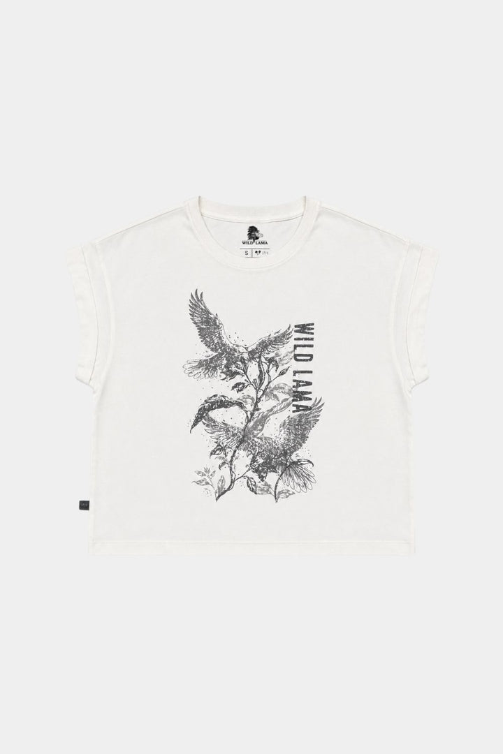 Polera Nirva Orgánica Blanca Mujer