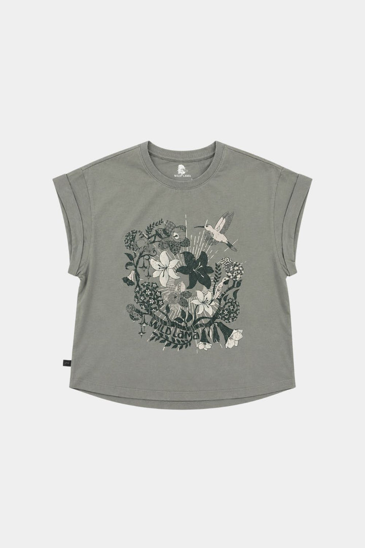 Polera Nirva Orgánica Verde Mujer
