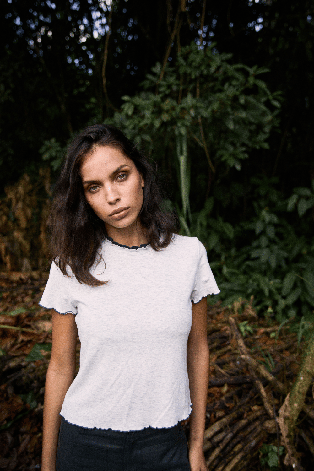 Polera Nis Gris Mujer