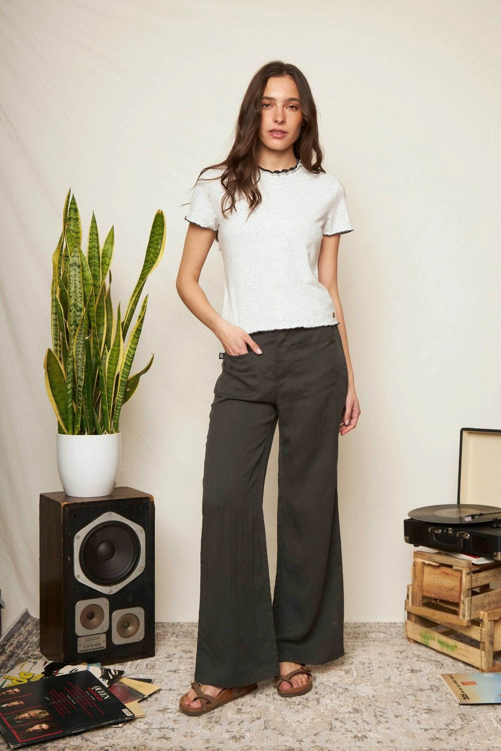 Polera Nis Gris Mujer