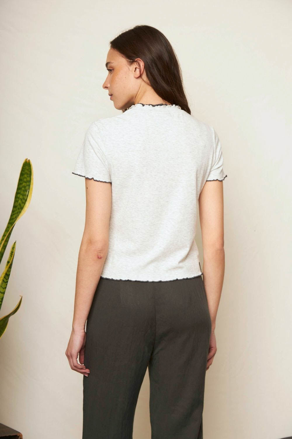 Polera Nis Gris Mujer