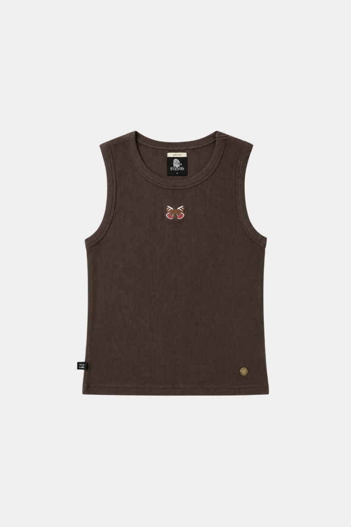 Polera Popy Orgánica Café Mujer