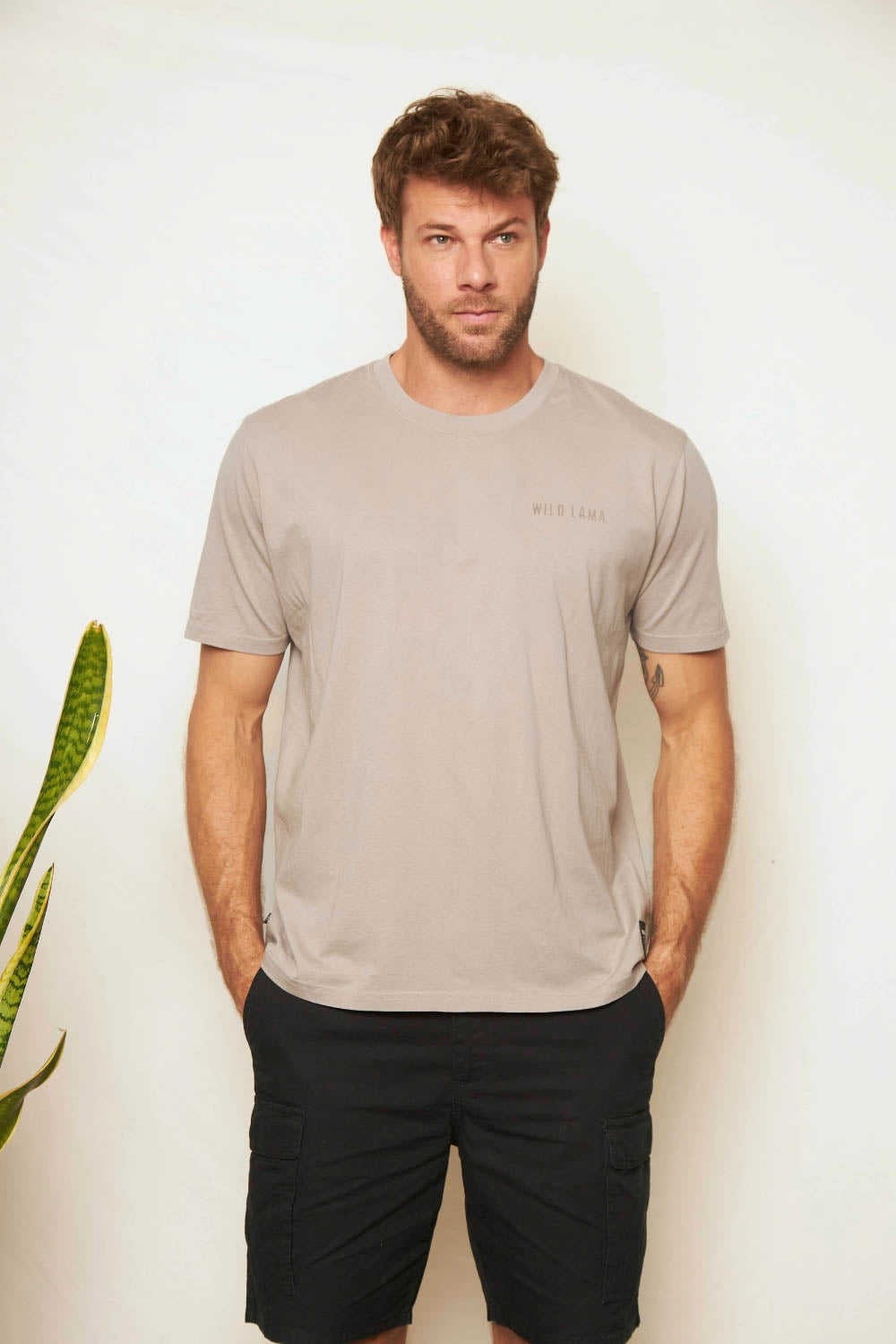 Polera Rolan Orgánica Gris Hombre
