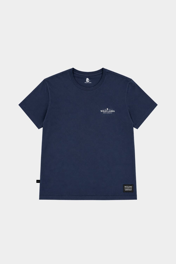 Polera Soles Orgánica Azul Hombre