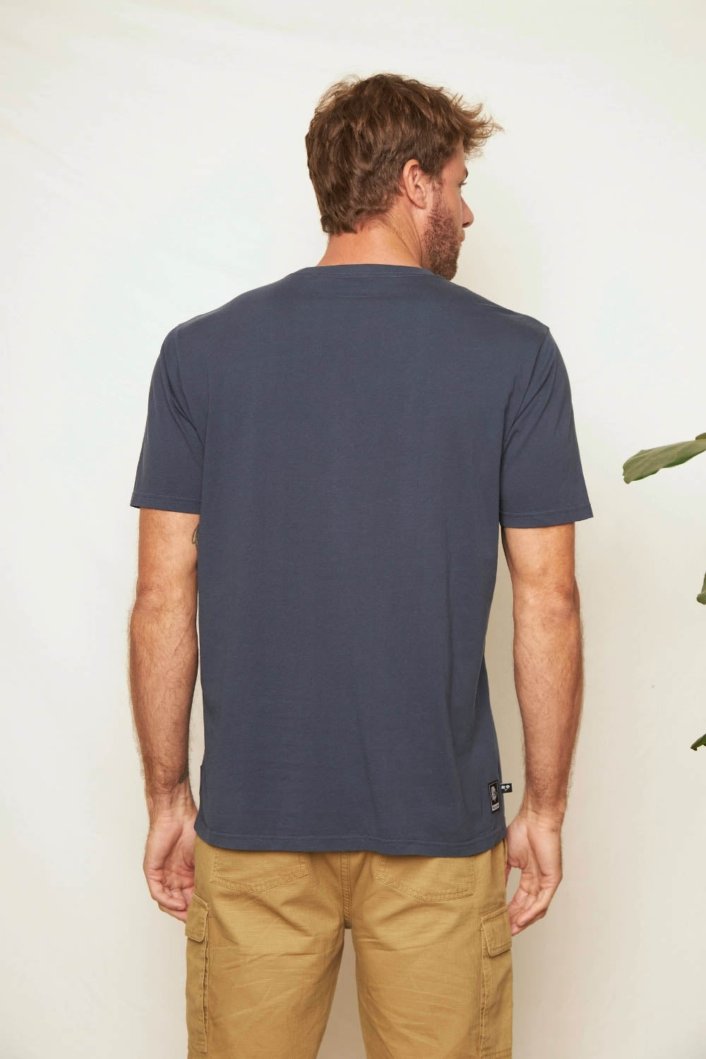 Polera Soles Orgánica Azul Hombre
