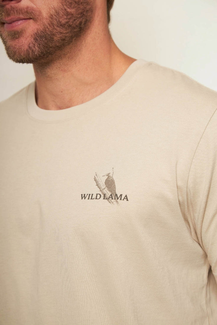 Polera Soles Orgánica Beige Hombre