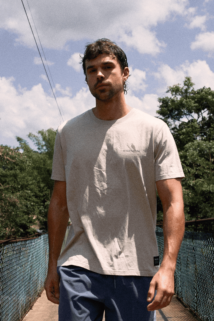 Polera Soles Orgánica Beige Hombre