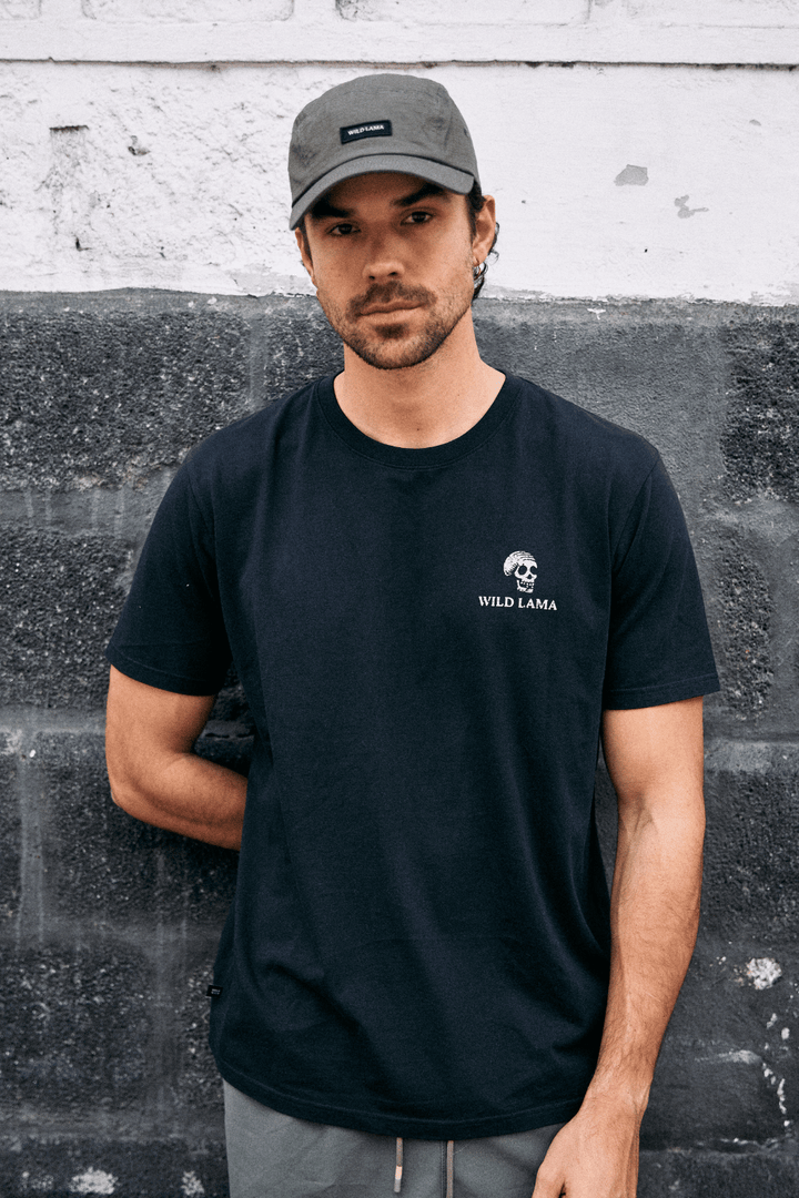 Polera Soles Orgánica Negra Hombre