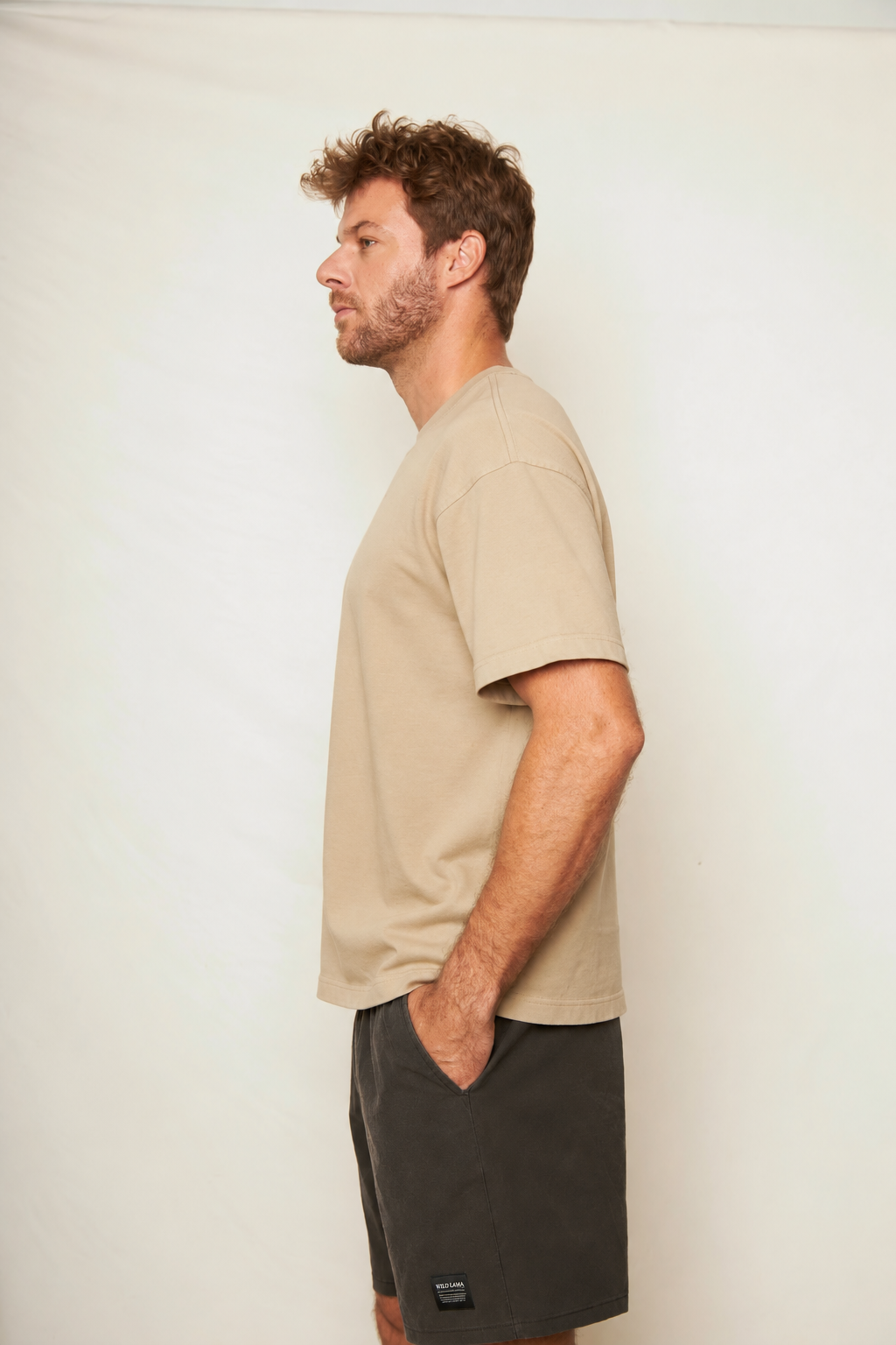 Polera Tanka Orgánica Beige Hombre