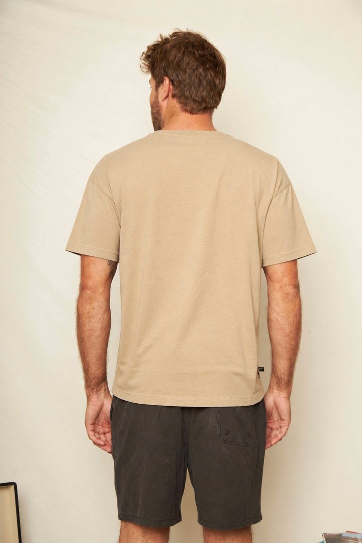 Polera Tanka Orgánica Beige Hombre
