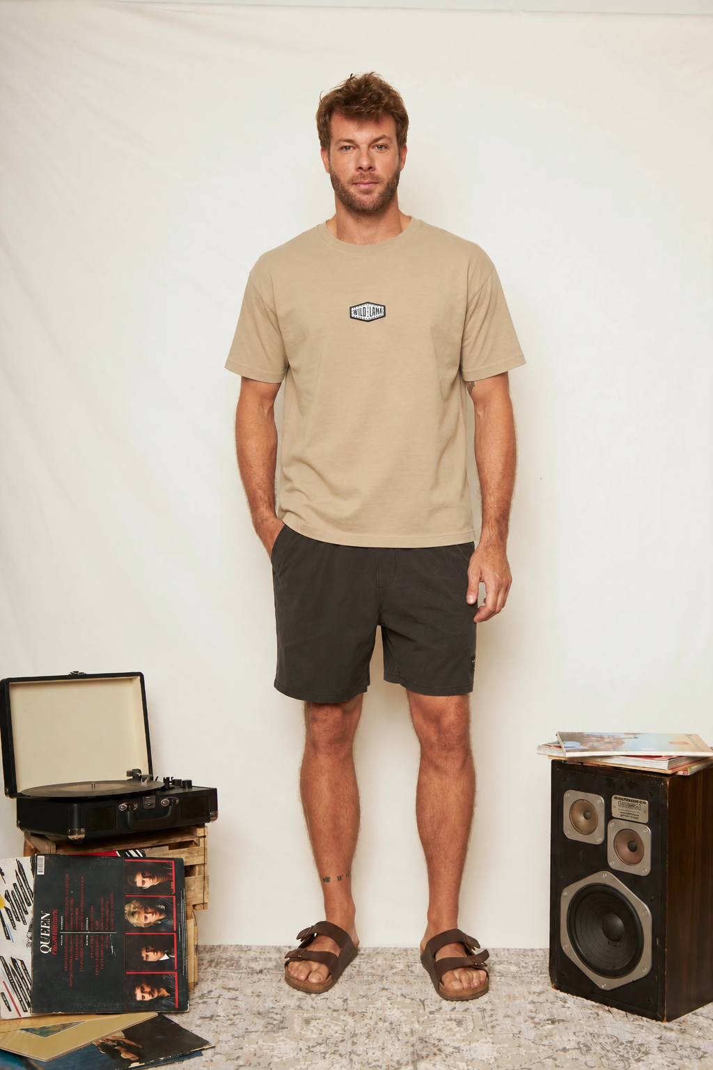 Polera Tanka Orgánica Beige Hombre