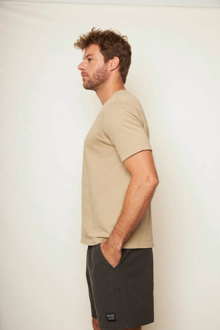 Polera Tanka Orgánica Beige Hombre
