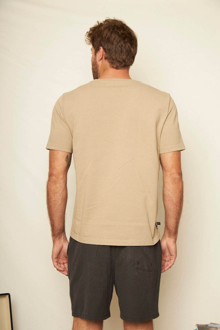 Polera Tanka Orgánica Beige Hombre