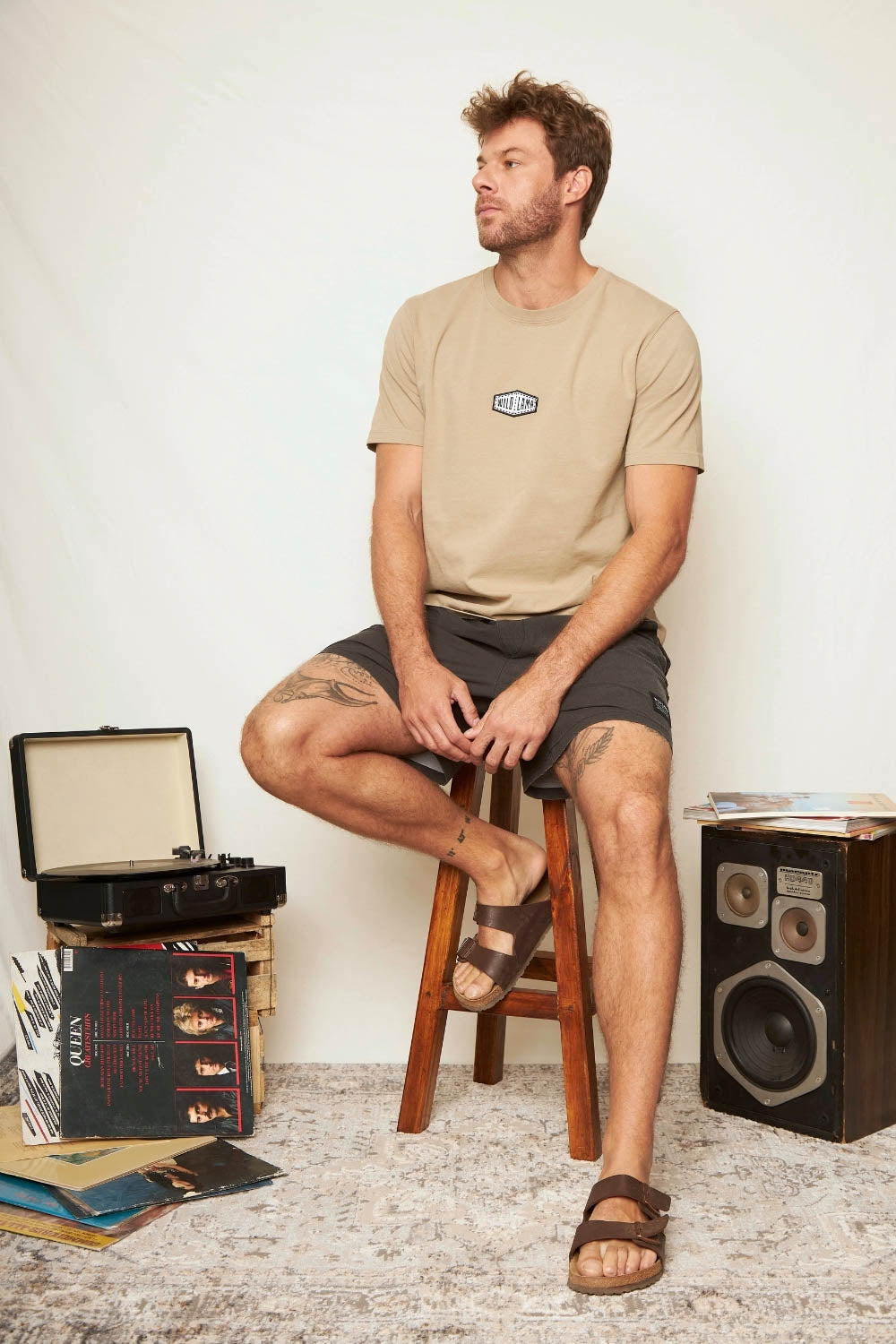 Polera Tanka Orgánica Beige Hombre