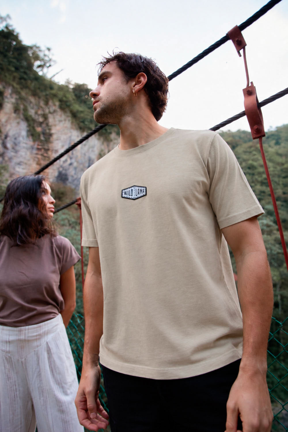 Polera Tanka Orgánica Beige Hombre