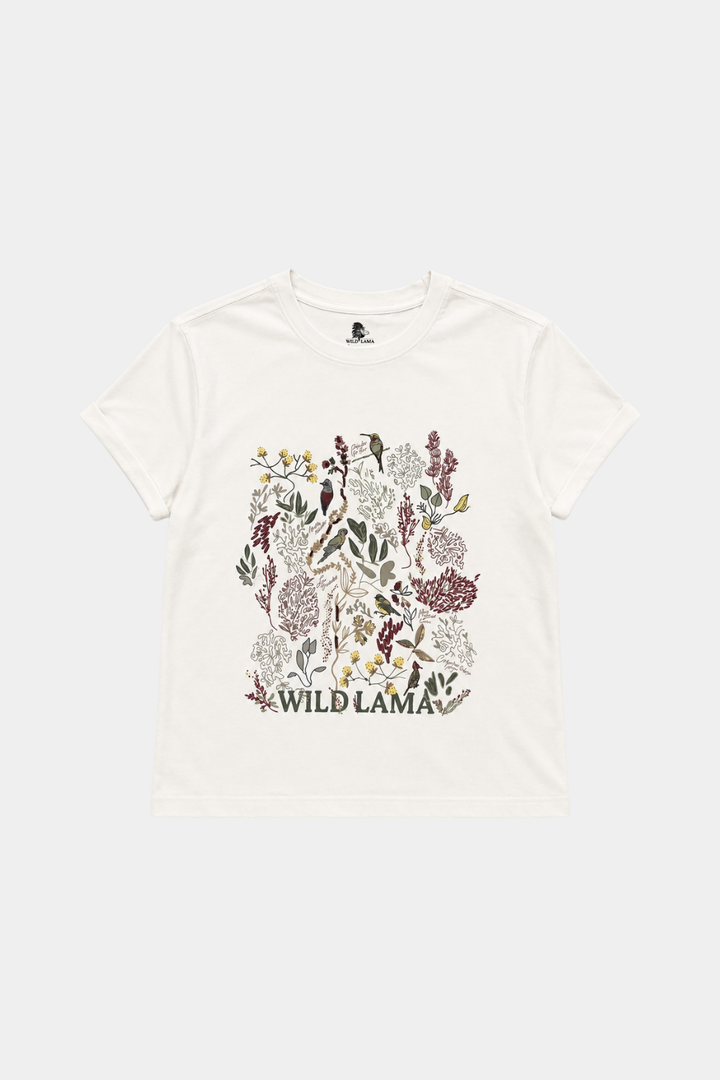 Polera Mira Orgánica Blanca Mujer