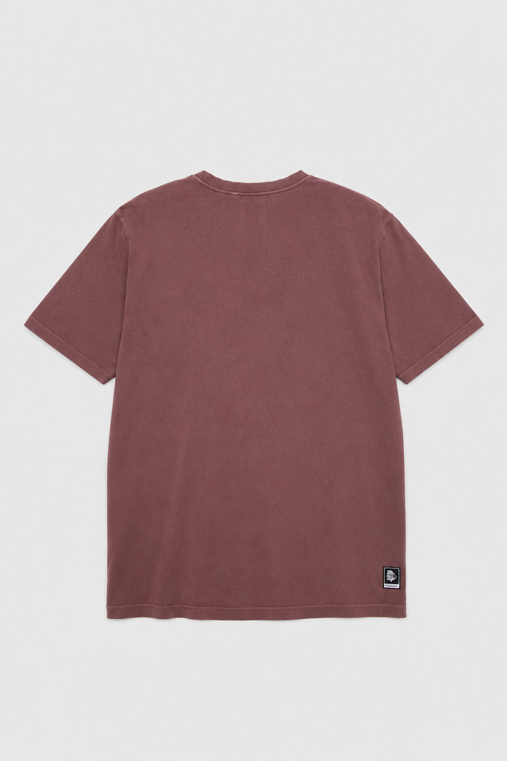 Polera Bat Parche Orgánica Burdeo Puma Hombre
