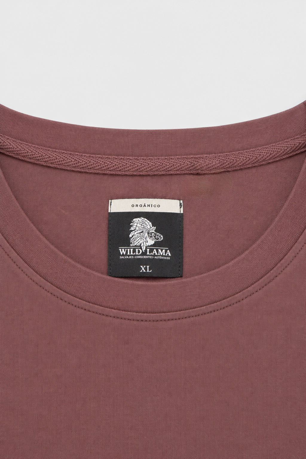 Polera Bat Parche Orgánica Burdeo Puma Hombre