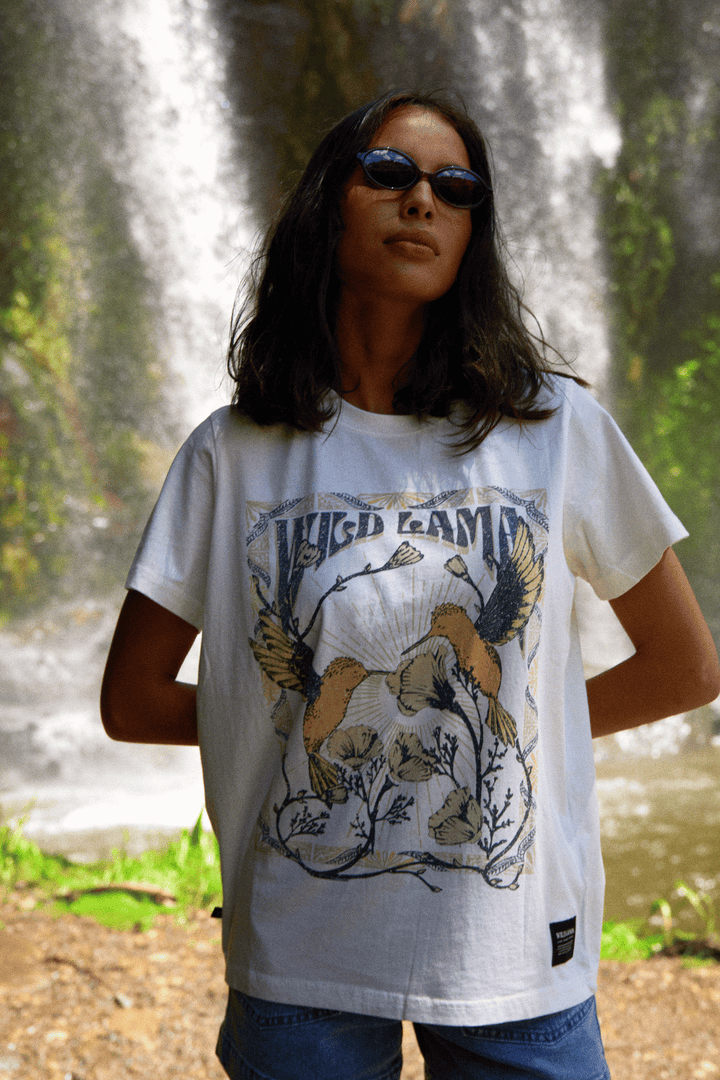 Polera Genovesa Órgánica Blanca Mujer