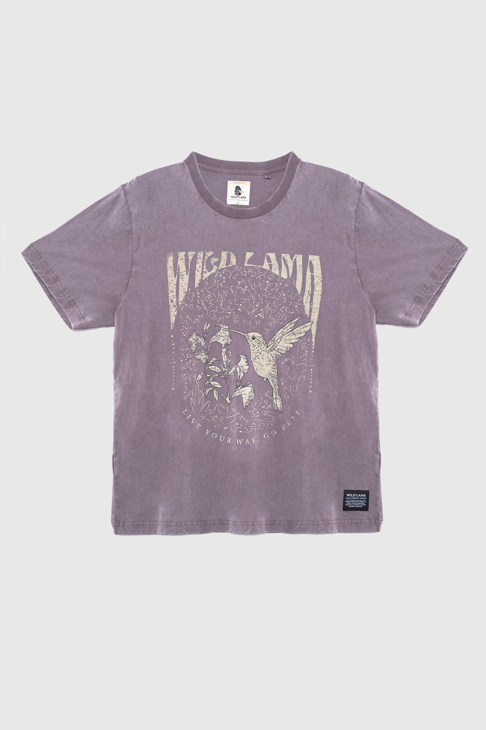 Polera Genovesa Orgánica Lila Mujer