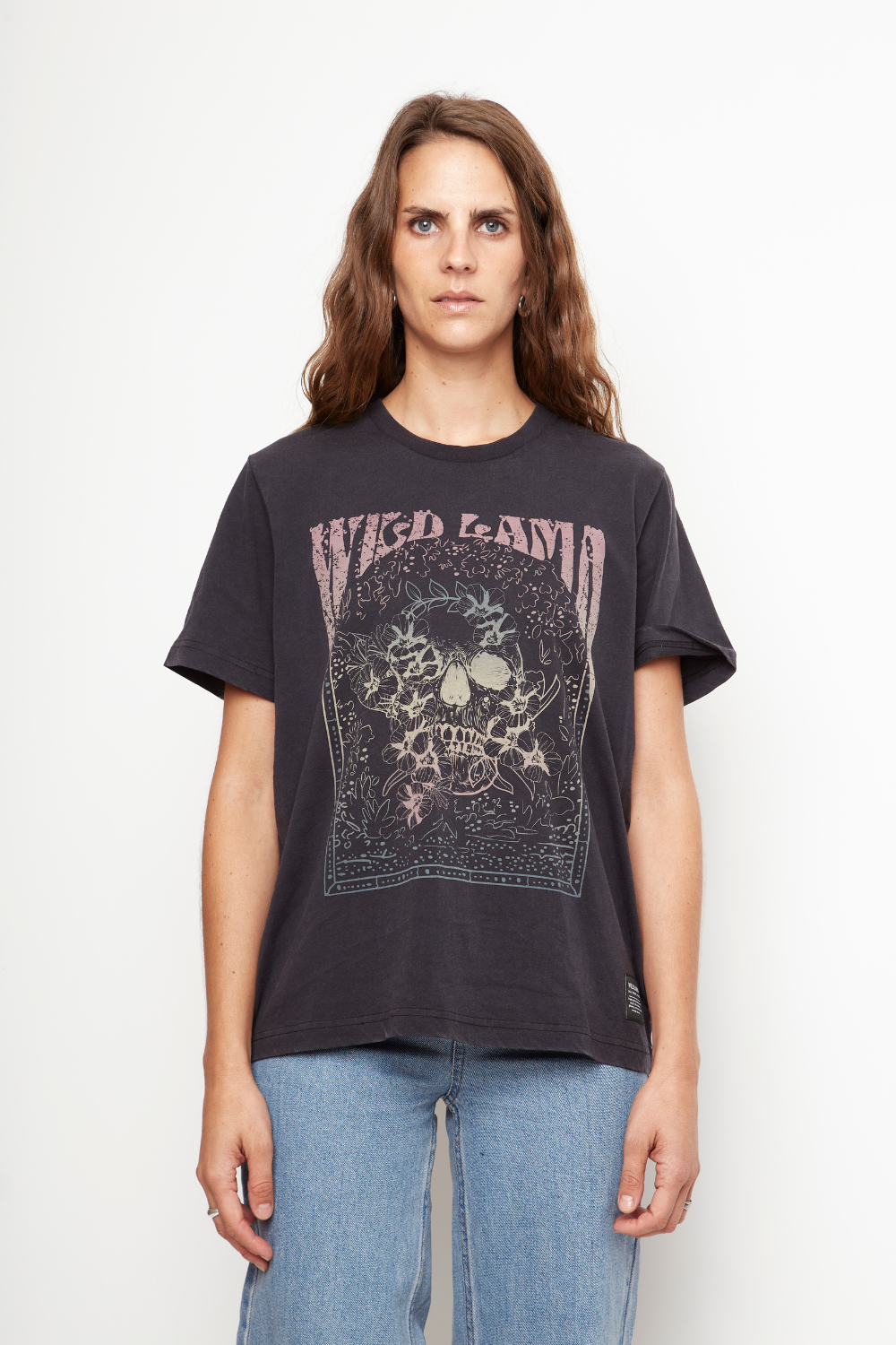 Polera Genovesa Orgánica Negra Mujer