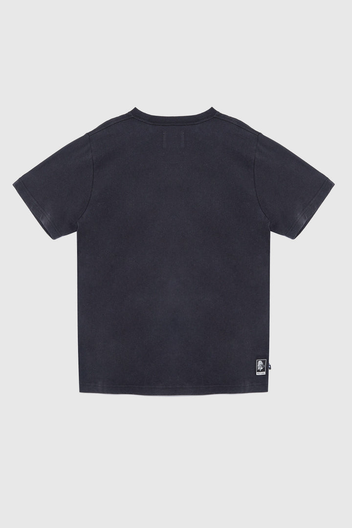 Polera Genovesa Orgánica Negra Mujer