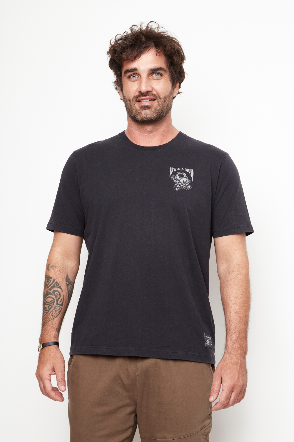 Polera Karu Orgánica Negro Hombre
